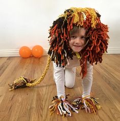 You don't need to spend endless hours (or dollars!) on a Halloween costume. Check out these adorable DIY Halloween Costumes for kids and make it yourself. Diy Lion Costume, Animal Costumes Diy, Lion Halloween Costume, Sew Halloween Costume, Lion Halloween, Pirate Costume Diy