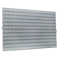 a metal grate with holes in it