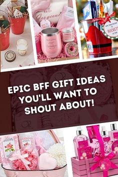 a collage of photos with the words epic gift ideas you'll want to show about