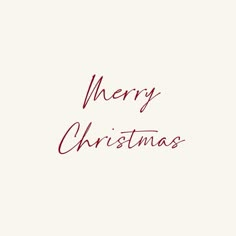 the words merry christmas written in red ink