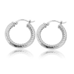 14K White Gold Polished 3.0mm Twist Tube Hoop Earrings Product Details Earring Information Style #: CAR 03/314 Metal Type: 14K White Gold Backing Type: Post / Friction Product Measurements Length (A): 17.0mm Width (B): 3.0mm Depth (C): 17.0mm Shipping & Processing: Standard Shipping is Free and typically takes 2-3 Days! Need it Faster? Select Expedited Shipping at Checkout! In Stock in White Gold: Ships in 2-3 Days Small Hoop Diamond Cut Earrings, Small Hoop White Gold Hallmarked Earrings, Small Hallmarked White Gold Hoop Earrings, White Gold Small Hoop Earrings Hallmarked, Tube Hoop Earrings, Gold Polish, Measurement Length, Types Of Metal, Silver Bracelet