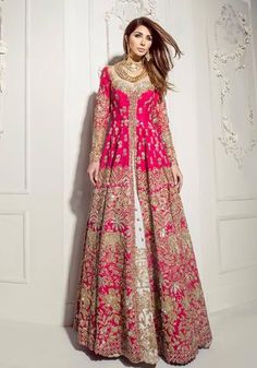 Orang India, Engagement Gowns, Anarkali Lehenga, Gaun Fashion, Indian Bridal Dress, Desi Clothes, Ghagra Choli, Pakistani Bridal Dresses, Indian Gowns