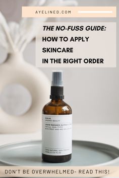 This straightforward, easy to follow guide for applying skincare in the right order for both morning and night skin care will have you mastering your routine in no time! Suits all skin types with some of the best skincare products for guidance too. You’ll love this no-fuss guide! #skincareroutine #skincareguide #skincaretips Skin Care In Order, Order To Apply Skincare, Applying Skincare, Apply Skincare, The Ordinary Azelaic Acid, Night Skin Care, Sensitive Skincare, Skin Care Guide, Congested Skin