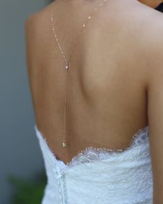 CZ II Back Necklace – E&E PROJECT Delicate Wedding Body Chain With Adjustable Chain, Delicate Adjustable Wedding Body Chain, Delicate Adjustable Body Chain For Wedding, Elegant Backless Backdrop Necklace For Wedding, Elegant Wedding Body Chain With Adjustable Chain, Dainty Silver Body Chain For Wedding, Wedding Lariat Body Chain With Adjustable Chain, Lariat Body Chain With Adjustable Chain For Wedding, Adjustable Lariat Body Chain For Wedding