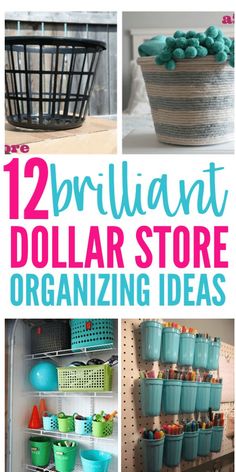 several different ways to store and organize items