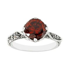 You'll love the beautiful and elegant style of this Lavish by TJM Sterling Silver Red Cubic Zirconia & Marcasite Cushion Ring. Click on this JEWELRY & WATCHES GUIDE to learn about fit, styles, materials and more! You'll love the beautiful and elegant style of this Lavish by TJM Sterling Silver Red Cubic Zirconia & Marcasite Cushion Ring. Click on this JEWELRY & WATCHES GUIDE to learn about fit, styles, materials and more! FEATURES Width: 0.85 in. Shank style: anniversary Band fit: comfort fit Me Cushion Ring, Anniversary Bands, Womens Jewelry Rings, Cushion Cut, Stackable Rings, Elegant Style, Cubic Zirconia, Silver Tone, Jewelry Rings