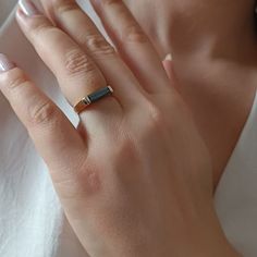 Black Stone Ring*14K Dainty Gold Baugette Ring For Women Birthday Gift*For Mother Wedding Ring Choose Your Stone New Model https://asligold.etsy.com/listing/1312972823 https://asligold.etsy.com/listing/1299017428 # Features * Gram:2.20 gr(approximate weight) * Size: 15 mm * Production Method:CASTİNG +Hand Made Polish  * 14 K (0,585) in gold *Special Gift Box  *Like all precious jewels,it comes in its own gift box. *Can include a little gift note  *The Gold Body Of The Ring İs Polished By Hand. * 14k Gold Enamel Ring For Anniversary, Classic 14k Stamped Enamel Ring For Anniversary, Anniversary Rose Gold Enamel Ring Fine Jewelry, Classic Gold Enamel Ring For Anniversary, Anniversary 14k Gold Enamel Ring, Elegant 14k Gold Enamel Promise Ring, 14k Gold Elegant Enamel Promise Ring, Elegant Gold Enamel Ring For Anniversary, Elegant 14k Gold Enamel Ring For Gift