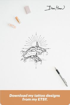 an image of a tattoo design on a sheet of paper