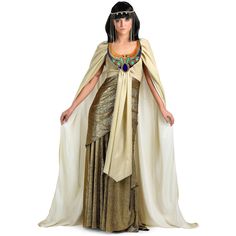 The Fun Costumes Golden Cleopatra CostumeHow does anyone become one of the most iconic, famous, and exotic characters in all human history? How is it possible to channel the creative command and curious confidence of Cleopatra? Well, like all forms of confidence, it comes from within! But you might find that a little help from our Made by Us costumes can help bring it out. Our goal with this costume is to highlight the inner Queen of the Nile and give you the experiences that will have you feeli Cleopatra Fancy Dress, Egyptian Halloween Costume, Cleopatra Wig, Halloween Costumes Creative, Band Couples, Egyptian Halloween, Cleopatra Halloween, Ancient Egypt Fashion, Plus Size Halloween Costumes