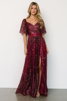 You do not want to pass up our Genevieve Glitter Maxi Dress that comes in a gorgeous Gray + Rose Gold color. It is oh so cute and has lovely sequins throughout! Glitter Maxi Dress, Bridesmaid Dresses Velvet, Sparkle Gown, Blush Maxi Dress, Kimono Maxi Dress, Dresses Velvet, Velvet Wrap Dress, Dresses Holiday, Baltic Born