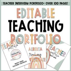 the front cover of a teacher's guide to teaching with text and pictures on it