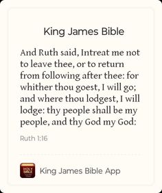 the king james bible app on an iphone