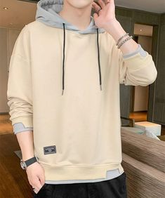 Material : Polyester Design: Hooded Decoration: D rawstring Style : Aesthetic Size (cm) Length Sleeve Chest Shoulder S 64 49.5 100 55.5 M 66 51 104 57 L 68 52.5 108 58.5 XL 70 54 112 60 XXL 72 55.5 116 61.5 3XL 74 57 120 63 4XL 76 58.5 124 64.5 Size (inch) Length Sleeve Chest Shoulder S 25.19 19.48 39.37 21.85 M 25.98 20.07 40.94 22.44 L 26.77 20.66 42.51 23.03 XL 27.55 21.25 44.09 23.62 XXL 28.34 21.85 45.66 24.21 3XL 29.13 22.44 47.24 24.80 4XL 29.92 23.03 48.81 25.39 Black Pleated Mini Skirt, Men Sweatshirt, Belted Shorts, Buckle Shoes, Style Aesthetic, Lace Crop Tops, Crop Shirt, Ethical Fashion, Plus Size Casual