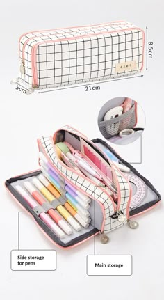 Carcase Iphone, Middle School Supplies, School Suplies, School Pencil Case, Cute Pencil Case, Kawaii School Supplies, Seni Dan Kraf, Cool School Supplies, School Pencils