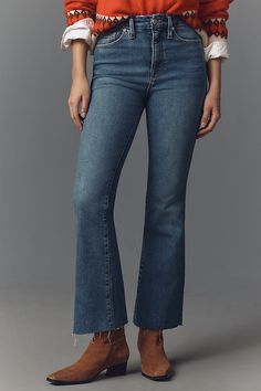 Denim, decoded: We're digging denim in every corner of our closet. The Good American Always Fits Good Legs Mid-Rise Bootcut Jeans feature a stretchy silhouette that holds its shape while flattering yours. Always Fits Good Legs Mid-Rise Bootcut Jeans by Good American in Blue, Women's, Size: 00-4, Polyester/Cotton/Elastane Jeans For Flat Butts, Intentional Wardrobe, American Jeans, Party Skirt, Denim Details, Comfort Color, Mid Rise Jeans, Good American, 50 Fashion