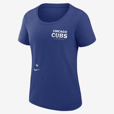 Combining sweat-wicking technology with soft tri-blend fabric, the Chicago Cubs Authentic Collection Early Work T-Shirt helps keep you dry and comfortable as you support your favorite MLB team. Cubs Logo, Wrigley Field, For Seasons, Mlb Teams, Working Woman, Chicago Cubs Logo, Chicago Cubs, Nike Dri Fit, Jersey Fabric