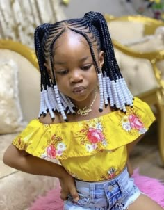 Girls Braided Hairstyles Kids, Black Baby Girl Hairstyles, Toddler Braided Hairstyles, Toddler Braids, Black Baby Girl, Black Kids Braids Hairstyles, Lil Girl Hairstyles, Kid Braid Styles, Kids Braids