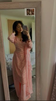 Pink 🩷 Simple Indian Suits, 12 Questions, Stylish Kurtis Design, Stylish Short Dresses, Casual Indian Fashion, Pakistani Clothes, Desi Fashion Casual, Indian Dresses Traditional