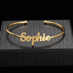 Lets make our lives more beautiful with custom/personalized items. This can bring you a lot of joy when you see your name or your loved once name on the item.  Having your personal touch on a piece of jewelry really makes a difference.  Item:-   Arabic Name Bangle Bracelet Metal:- Stainless Steel Finished:- Platinum-Rose Gold-Gold Bangle Diameter:-  190 MM Please Explain your Name  On Personalization Box. Like This-   Abdul Processing and shipping:  2-3 weeks is processing times and once shipped Minimalist Customized Nameplate Bracelets, Customized Minimalist Stainless Steel Bracelets, Minimalist Name Bangle Bracelet For Personalized Gift, Minimalist Name Bangle Bracelet As Personalized Gift, Minimalist Customized Bracelets As Personalized Gift, Minimalist Customized Bracelets For Personalized Gift, Customized Minimalist Bracelets For Personalized Gift, Minimalist Personalized Name Bangle Bracelet, Minimalist Personalized Bangle Charm Bracelet