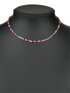 Color: Multicolor Gender: Women Material: PMMA Quantity: 1 piece Style: Fashionable Type: Chokers IN Length 14.6-17.3 This data was obtained from manually measuring the product, it may be off by 1-2 CM. Cheap Colorful Beaded Necklaces For Birthdays, Cheap Multicolor Summer Choker, Cheap Multicolor Beaded Necklaces, Cheap Trendy Colorful Beads Choker, Cheap Colorful Beaded Choker Jewelry, Cheap Trendy Multicolor Necklaces, Cheap Multicolor Beaded Necklaces For Birthday, Trendy Cheap Multicolor Necklaces, Cheap Colorful Beads Necklace For Gift