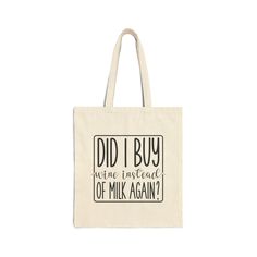 This 100% cotton bag comes in one size - 15" x 16"- perfect for everyday wear. While the canvas material will show off your designs in great colors, it's durable and will last for years. The bag features 20" handles (made from the same canvas), making it easy to carry even with a week's worth of shopping. .: 100% cotton canvas .: Heavy fabric (12 oz/yd² (406.9 g/m .: Sewn-in label .: Available in natural and black colors Grocery Tote Bag, Farmers Market Bag, Canvas Making, Grocery Tote, Buy Wine, Color Care, Simple Bags, Functional Accessories, Market Bag