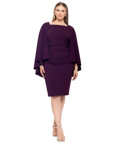 out of stock Sheath Dress, Cape, Buy Online, Plus Size