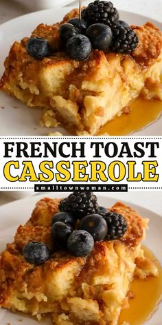 Here's one easy pan Holiday brunch idea! This French Toast Casserole recipe is made with simple ingredients and easy to customize. Bring this hearty casserole to your Christmas morning breakfast! Try this delicious casserole now! Overnight French Toast Casserole, Christmas Morning Brunch, Easy French Toast Bake, French Toast Casserole Recipe, Easy French Toast, French Toast Casserole Easy, French Toast Casserole Overnight, Christmas Breakfast Recipe, Overnight Breakfast Casserole