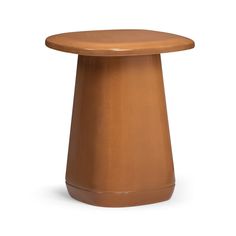 Garner Side Table Brown Angled View CH-1002847-VN12-FN-OD-ST-LB-OS Kombucha Bar, Nordic Sauna, Shannon Ireland, Pedestal End Table, Mantel Mirrors, Green Pastures, Emerald Bay, Golden Valley, Cordless Table Lamps