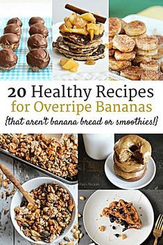 20 healthy recipes for overripe bananas that aren't banana bread or smoothies