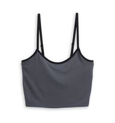 The perfect combination of bralette meets top, you can rock the Modal Longline Bra Top by itself or as a comfortable bralette layer. Its built-in shelf bra, narrow straps, and classic scoop silhouette is designed for relaxed function and casual fashion. Fit-tested on all body types, sizes XS-4X Light support with no un Summer Sports Bra With Removable Pads For Everyday, Trendy Camisole With Bra-friendly Tank Straps, Everyday Cropped Sports Bra With Built-in Bra, Trendy Sports Bra With Adjustable Straps For Loungewear, Seamless Crop Top Tank For Layering, Cropped Sports Bra With Removable Pads For Everyday, Cropped Sports Bra With Removable Pads, Everyday Cropped Sports Bra With Removable Pads, Everyday Solid Bra With Adjustable Straps