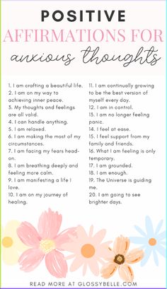 Daily Affirmations For Grounding, Affirmations For Worrying, List Of Positive Affirmations, Daily Affirmations For Overthinking, Positive Affirmation For Ocd, Testing Affirmations, Anxiously Attached Affirmations, Positive Reframing, Affirmation Statements