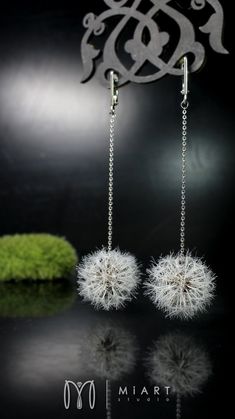 Dandelion Earrings 925 Silver Cottagecore Earrings and Mori Girl Long Dangle Fairycore Earrings. All Parachute is Made by Hand. - Etsy Dandelion Accessories, Dandelion Earrings, Fairycore Earrings, Cottagecore Earrings, A Dandelion, Tree Jewelry, Long Dangle Earrings, Cool Jewelry, 925 Silver Earrings