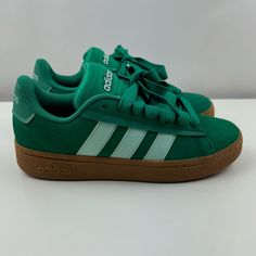 Adidas Women's Grand Court Alpha 00s Sneaker Green, Gum Size 8.5 Adidas Grand Court, Adidas Shoes Women, Shoes Adidas, Adidas Shoes, Adidas Women, Womens Shoes Sneakers, Gum, Shoes Sneakers, Size 7