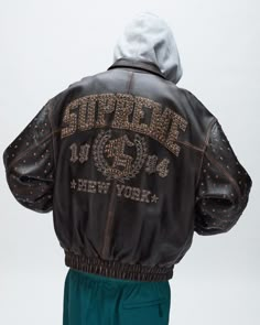 Spring/Summer 2024 Lookbook – Supreme Vintage Supreme, Beanie Fits, Classic Jacket, Concept Clothing, Men Street Fashion, Fashion Line, High Fashion Street Style, Apparel Design, Sport Coat