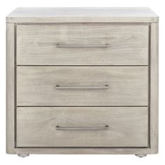 an image of a nightstand with two drawers