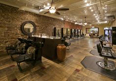 the salon is clean and ready for customers to use