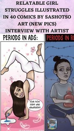 the comic strip shows how girls are doing different things in their life and what they can do