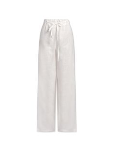 These pants by Nigerian label Rendoll are cut from an airy blend of rayon and linen to a wide-leg fit that sits flatteringly high at the waist—the brand works closely with local artisans to craft each piece. Use the drawstring waistband to find your perfect fit. Style yours with the label's Tie Back Shirt.- Elasticated waistband, drawstring fastening- Rayon, linen- Crafted in collaboration with carefully chosen suppliers and artisans worldwide, ensuring fair wages and ethical standards- Made in Tie Back Shirt, African Luxury, Tops And Shorts, African Fashion Designers, Red Carpet Ready, Back Shirt, Modern Wardrobe, Mini Shirt Dress, Local Artisans