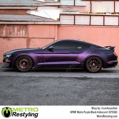 kpmf matte purple black iridescent Purple Car Wrap Design, Cool Car Wraps, Two Tone Hair Color Ideas, Two Tone Hair Color, Two Tone Hair, Car Lettering, Architectural Signage, Matte Purple, Purple Car