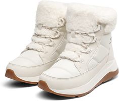 Experience outdoor winter activities in comfort and style with these faux fur lined off-white snow boots. Perfect for cold and wet conditions, these boots are 100% waterproof to keep your feet dry and warm. The soft and cozy faux fur lining makes them comfortable and durable for all-day wear. Polyurethane Lace up Closure Made of TPU and PU for greater traction Water Resistant Brand Size US UK Europe 5.0 5.0 3.0 36.0 5.5 5.5 3.5 36.5 6.0 6.0 4.0 37.0 6.5 6.5 4.5 37.5 7.0 7.0 5.0 38.0 7.5 7.5 5.5 White Winter Boots, White Snow Boots, Outdoor Winter Activities, Cute Shoes Heels, Winter Knit Hats, White Snow, Snow Boots Women, Boot Accessories, Winter Activities