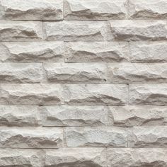 a white brick wall with no mortar