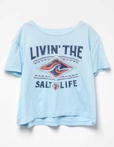 Cute Summer Clothes For Teens, Cute Trendy Clothes, Cute Summer T Shirts, Cute Clothing Brands, Preppy Outfits Blue, School Friendly Outfits, Cute Tops For School, Cute Fourth Of July Outfits