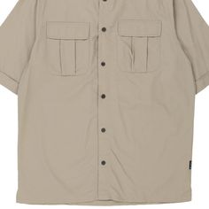 Description:Vintage beige Active Outdoor short sleeve shirt, fits large.GENDER: mens CONDITION: very good.STYLE: short sleeve shirtERA: 1990sCOLOUR: beigeFABRIC: cotton Khaki Short Sleeve Shirt For Summer, Khaki Short Sleeve Shirt For Summer Outdoor, Summer Outdoor Khaki Short Sleeve Shirt, Beige Relaxed Fit Camp Shirt With Pockets, Summer Khaki Short Sleeve Shirt For Outdoor, Beige Collared Short Sleeve Shirt With Pockets, Beige Casual Short Sleeve Shirt, Beige Short Sleeve Casual Shirt, Casual Beige Camp Collar Shirt