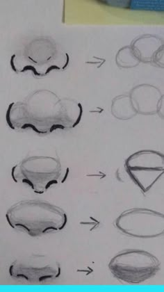 the steps in how to draw cartoon eyes