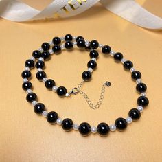 Color: Black Agate Shell Pearls Necklace 40 5cm Fashion Element: Round Style: Personality Puppy Supplies, Pearls Necklace, Black Agate, Watch Necklace, Ring Bracelet, Earring Necklace, Ring Necklace, Bags Women, Womens Necklaces