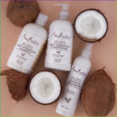 Keep your hair hydrated with @sheamoisture 100% VirginCoconut便Oilcollection!Anourishingblendofcoconutoil,sheabutter,coconutmilk,andacaciaSenegal,leavingyourhairwrappedinalightcoastalcoconutbreeze😍-AvailableonlineatWigoos.com Coconut Hair Products, Coconut Skin Care Products, Coconut Scented Products, Coconut Moisturizer, Shea Moisture Coconut Oil, Coconut Skin Care, Coconut Hair Oil, Shea Moisture Shampoo, Shea Moisture Coconut