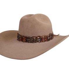 PRICES MAY VARY. Natural feathers Width: 3 cm Adjustable with leather lace ties to fit most hat sizes. Length: 57 cm, not including leather ties. Hat not included Natural feather hat band, adjustable with leather ties to fit most hats. Cowboy Hat Bands, Feather Hat, Hat Band, Hat Sizes, Leather And Lace, Hat Designs, Cowboy Hats, Caps Hats, Top Styles