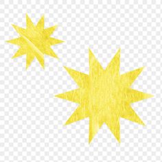 two yellow stars on a white background