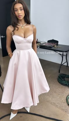 Magnolia Parks, Pink Strapless Dress, Ballerina Pink, Classy Prom Dresses, Perfect Pink, Pink Midi Dress, Fashion Mistakes