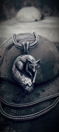 Fox Silver Necklace, 925k Sterling Silver Handmade Jewelry, Spirit Animal Necklace, Smart Fox Silver Pendant Gift for Men Women  💥Item Details * Gender: Male / Female * Material: 925 Sterling Silver * Pendant Weight: 8 - 9 Grams * Pendant Diameter : 3.20cm x 1.50cm ( 1.26inc x 0.60inc ) * All our products are handmade and weights may vary  (-) 1,00 gram * Chain Length: 18,20,22,24,26,28 Inches ( Contact me if you are expecting to buy another chain  ) Discover unique designs, handcrafted by 7S' s artisans. Artistic hands have added a special spirit to the details. You will find traditional and contemporary styles designed to delight those seeking something different. Handcrafted, Each Gold Plated and 925k Sterling Silver Necklace is a unique piece that is professionally and individually cr Fox Necklace, Fox Jewelry, Foxes Necklace, Fox Pendant, Drawing Models, Animal Necklace, Silver Handmade Jewelry, Sterling Silver Jewelry Handmade, Animal Skulls